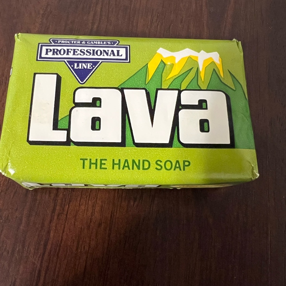1 Bar Vintage 1990 LAVA HAND SOAP 4 Oz Each, Pumice Powered, Professional Line